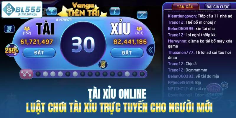 tài xỉu online luật chơi mới